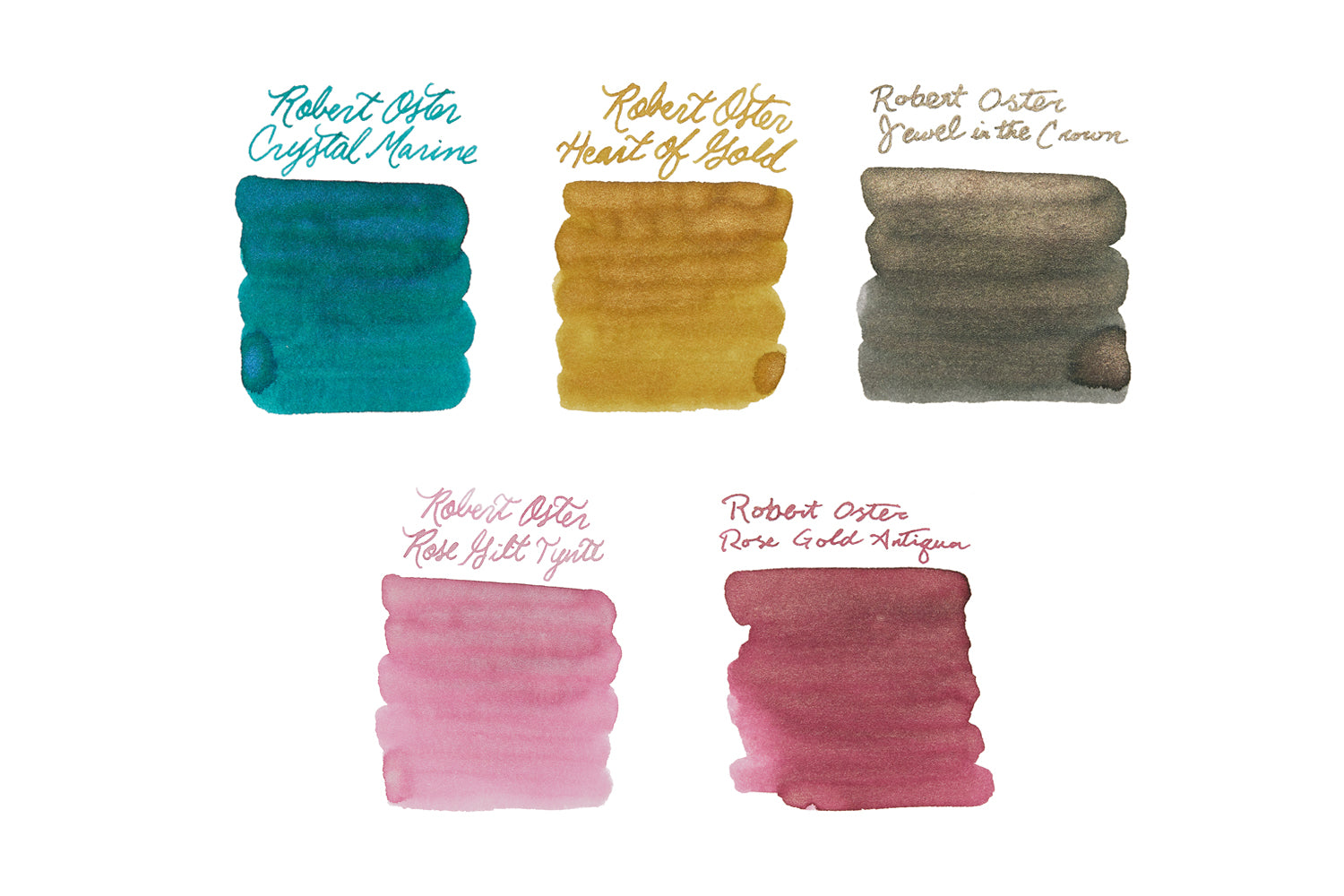 Robert Oster Shake 'N' Shimmy Best Sellers - Ink Sample Set