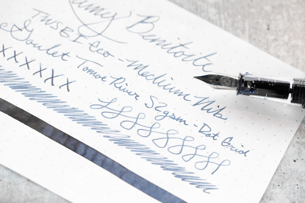 LAMY Benitoite Writing Sample on Tomoe River Paper