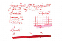 Jacques Herbin 1670 Rouge Hematite - Ink Sample