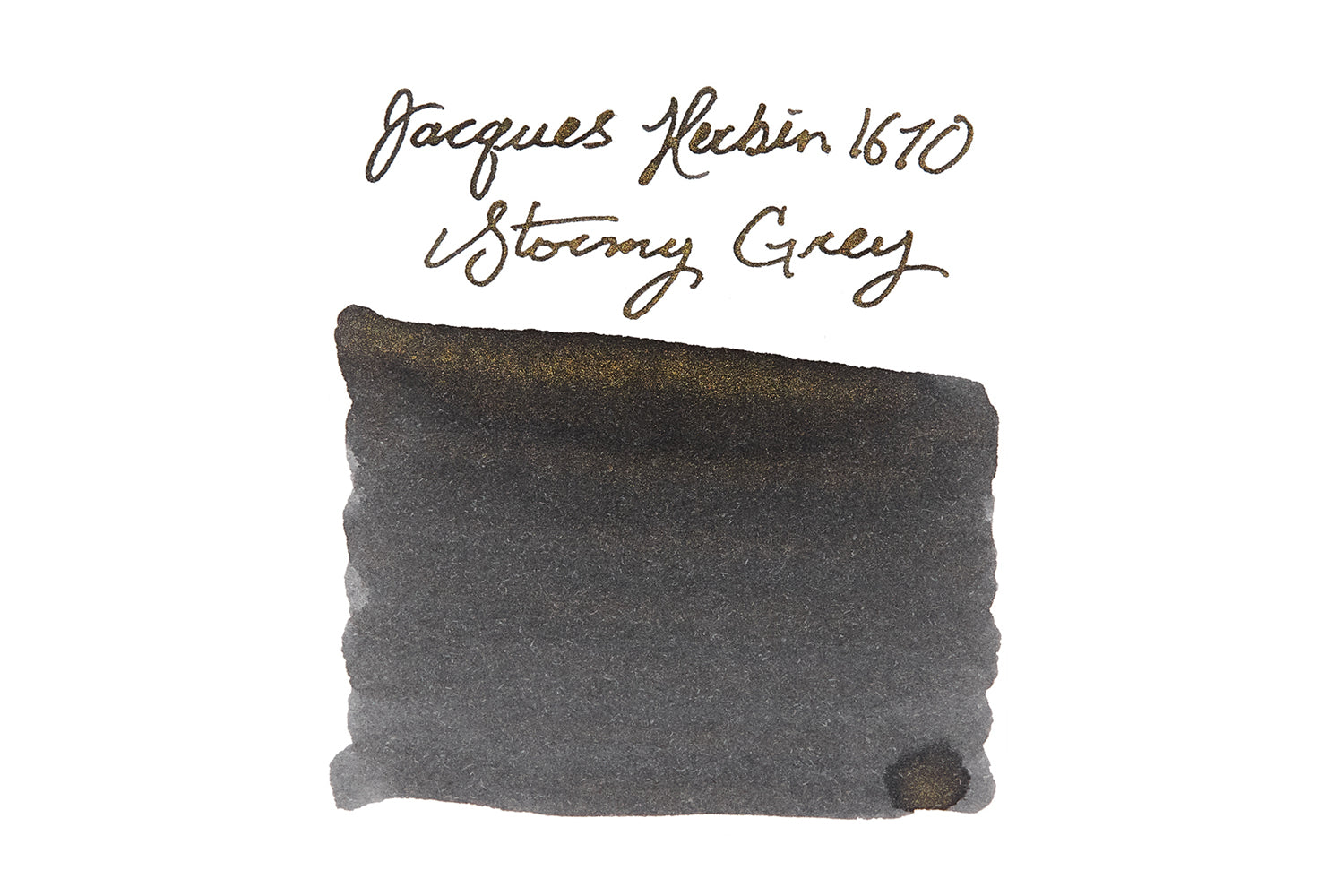 Jacques Herbin 1670 Stormy Grey fountain pen ink