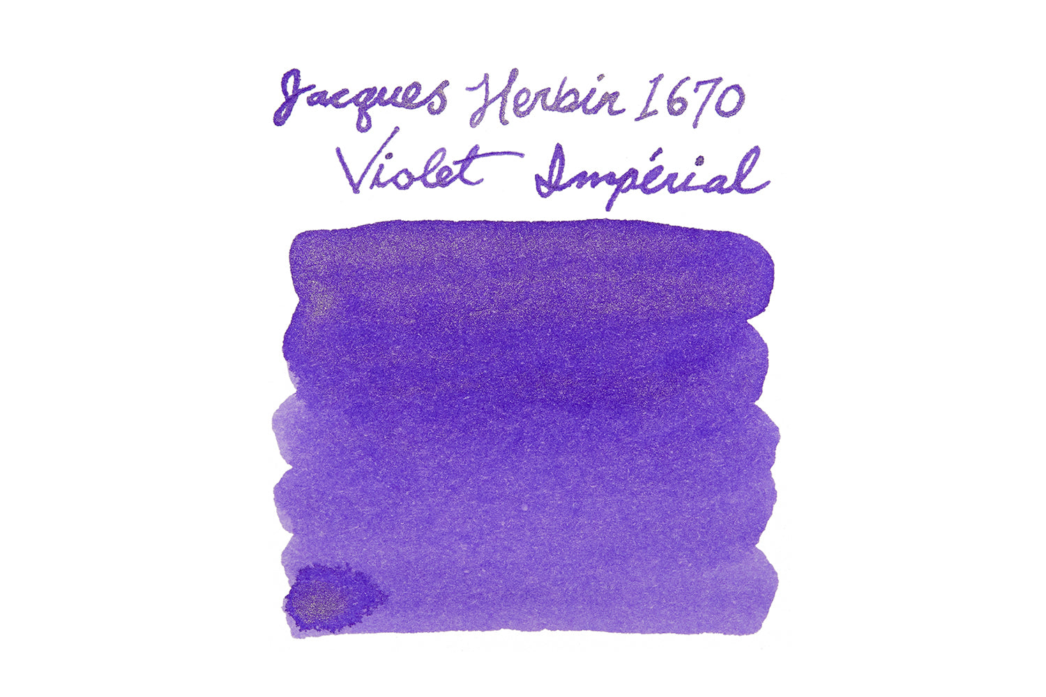 Jacques Herbin 1670 Violet Imperial fountain pen ink