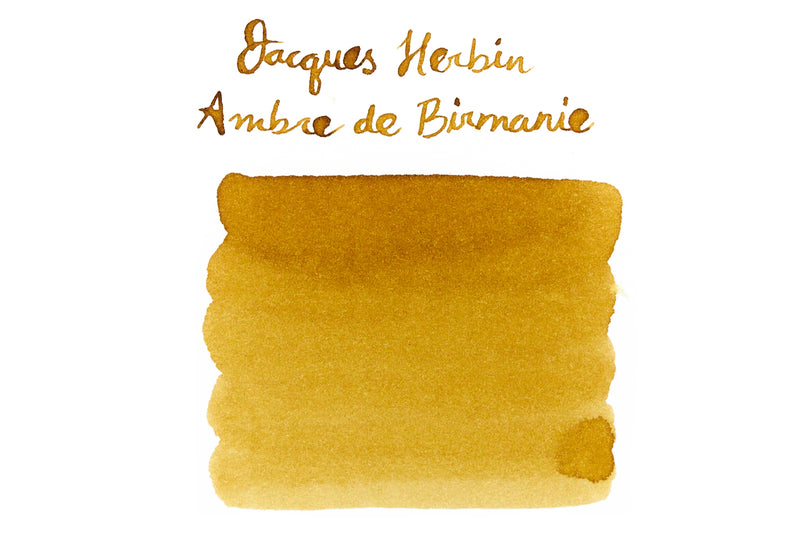 Jacques Herbin Ambre de Birmanie - Ink Sample