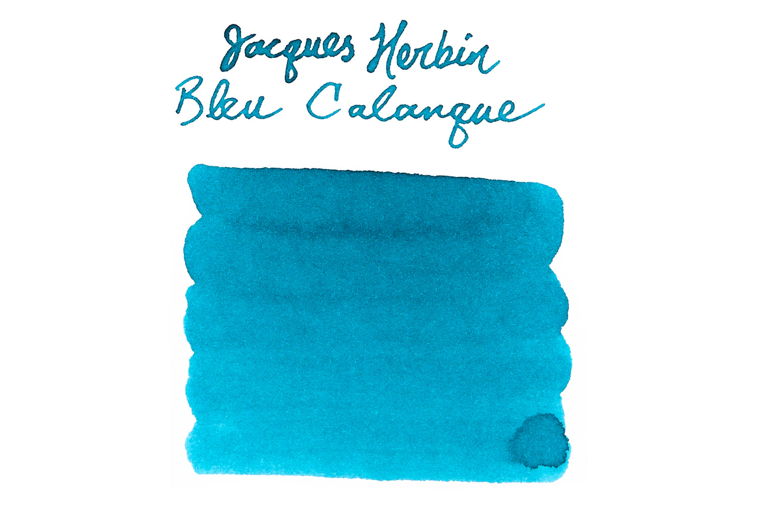 Jacques Herbin Bleu Calanque ink swab