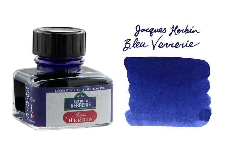 Jacques Herbin Bleu Verrerie - 30ml Bottled Ink