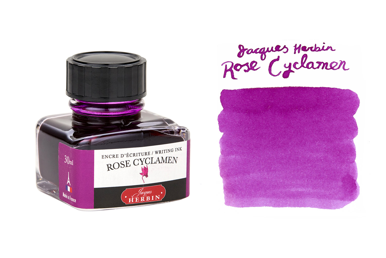 Jacques Herbin Rose Cyclamen - 30ml Bottled Ink