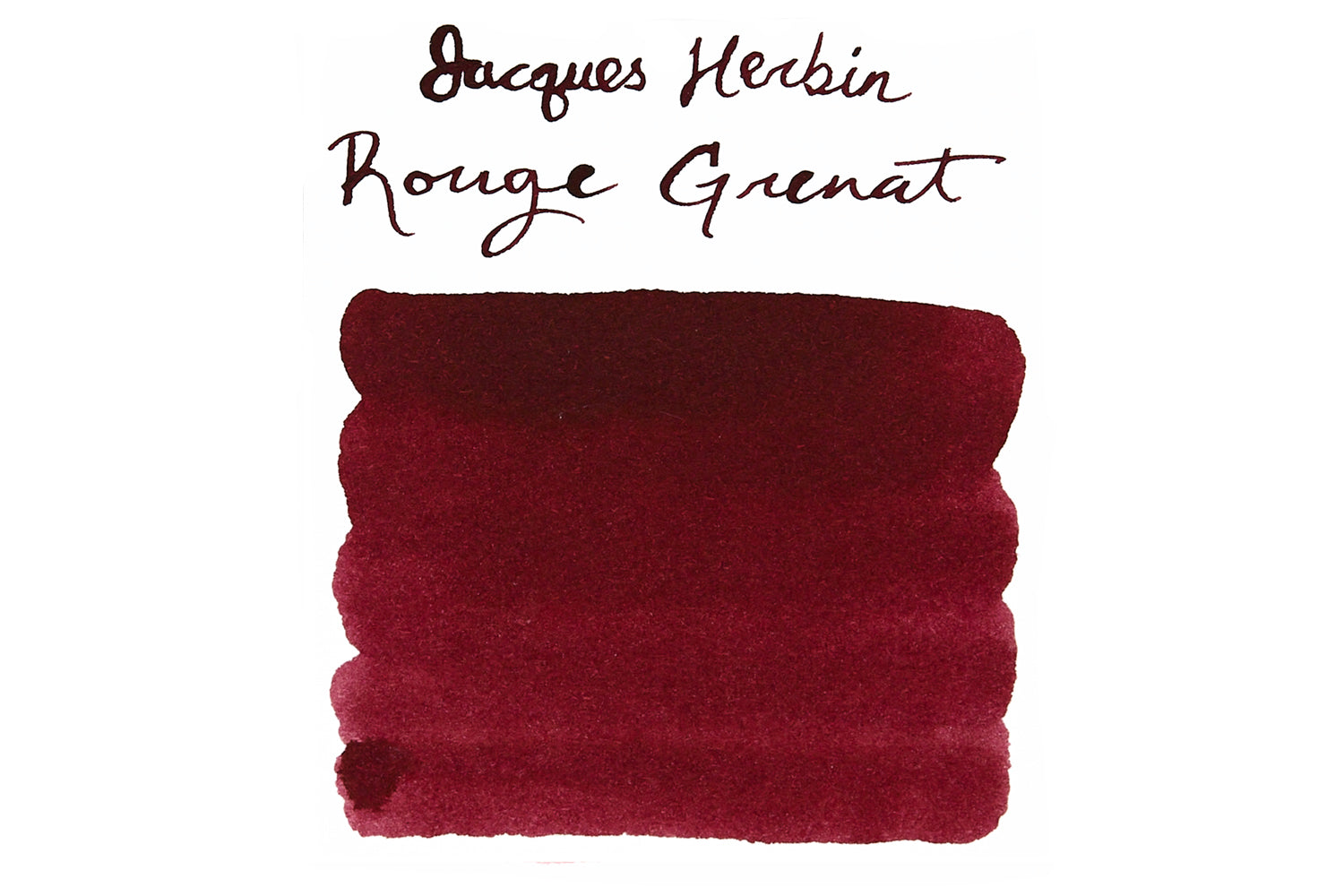 Jacques Herbin Rouge Grenat ink swab