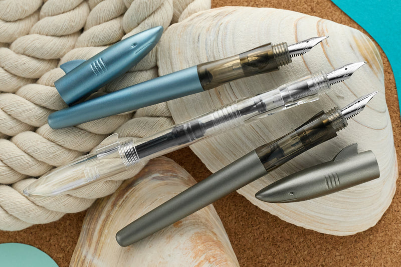 Jinhao 993 Shark Fountain Pen - Transparent (#5 Nib)