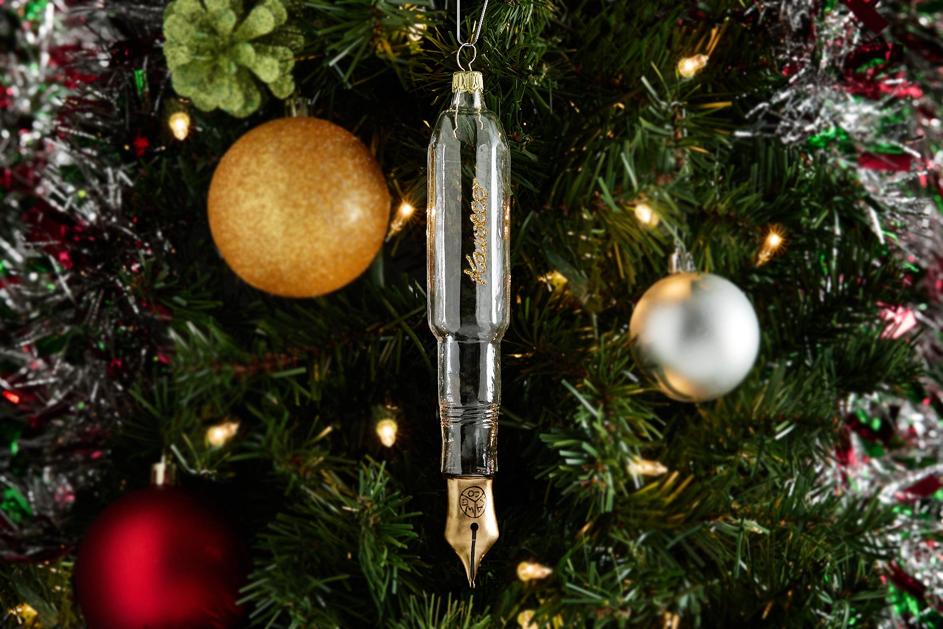 Kaweco Clear Glass Fountain Ornament