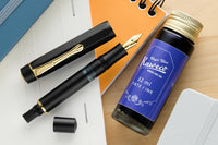 (Bottom Shelf) Kaweco AL Sport Piston Fill Fountain Pen Starter Set - Black