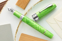 Montegrappa Regal Year of the Dragon Fountain Pen - Mamba Green (Limited Edition)