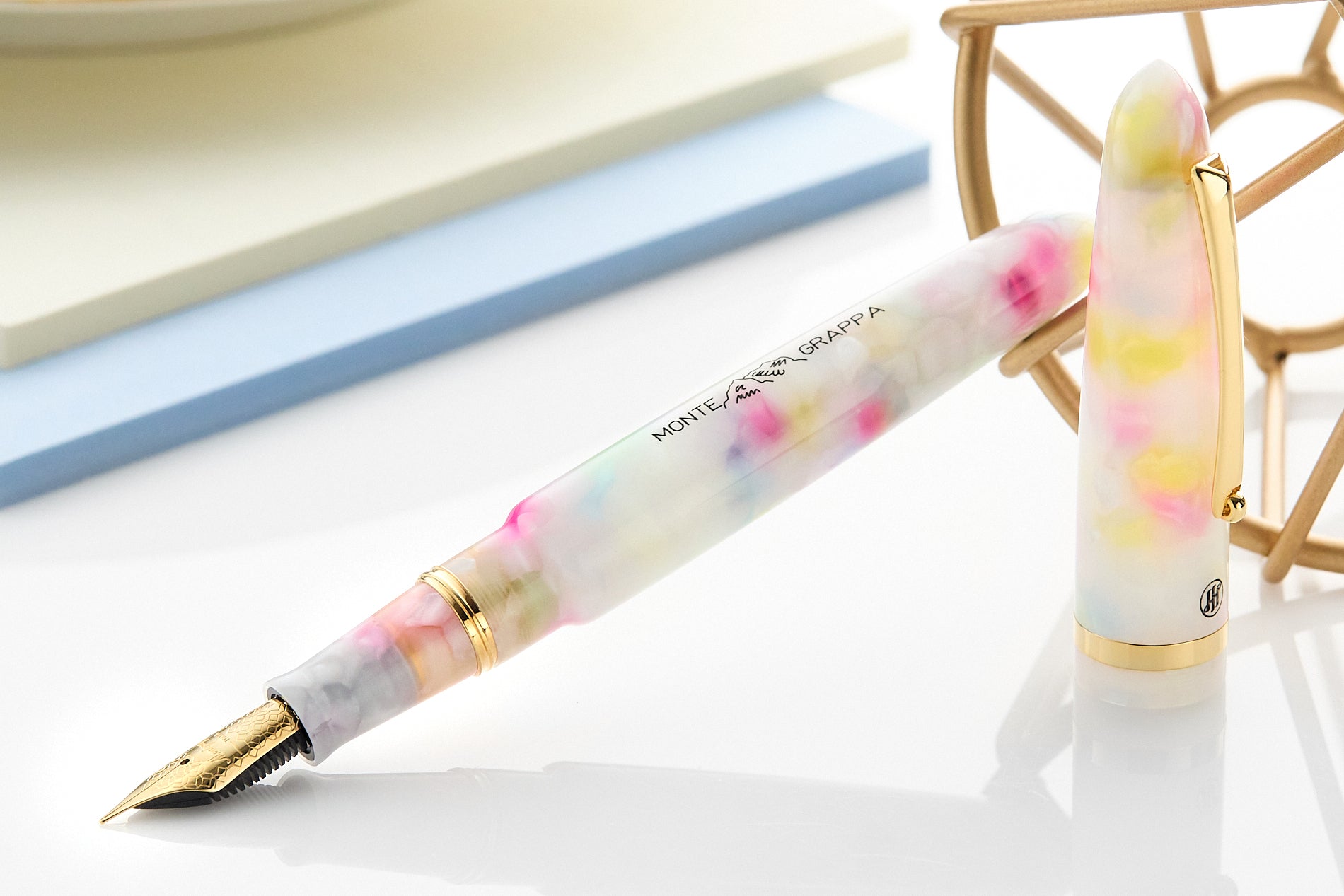 Montegrappa Venetia Fountain Pen - Marshmallow (Limited Edition)