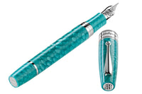 Montegrappa Regal Year of the Dragon Fountain Pen - Laguna Blue (Limited Edition)