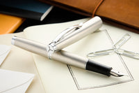 Monteverde Dakota Fountain Pen - Stainless Steel