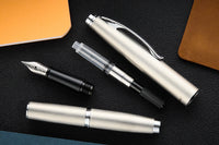 Monteverde Dakota Fountain Pen - Stainless Steel