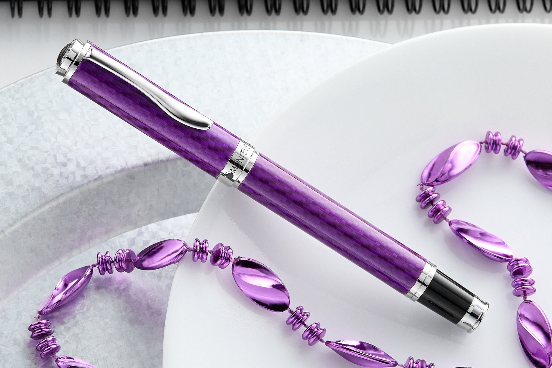 Monteverde Innova Fiberglass Fountain Pen - Amethyst (Special Edition)
