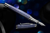 Monteverde Invincia Fountain Pen - Blue Sparkle City (Special Edition)