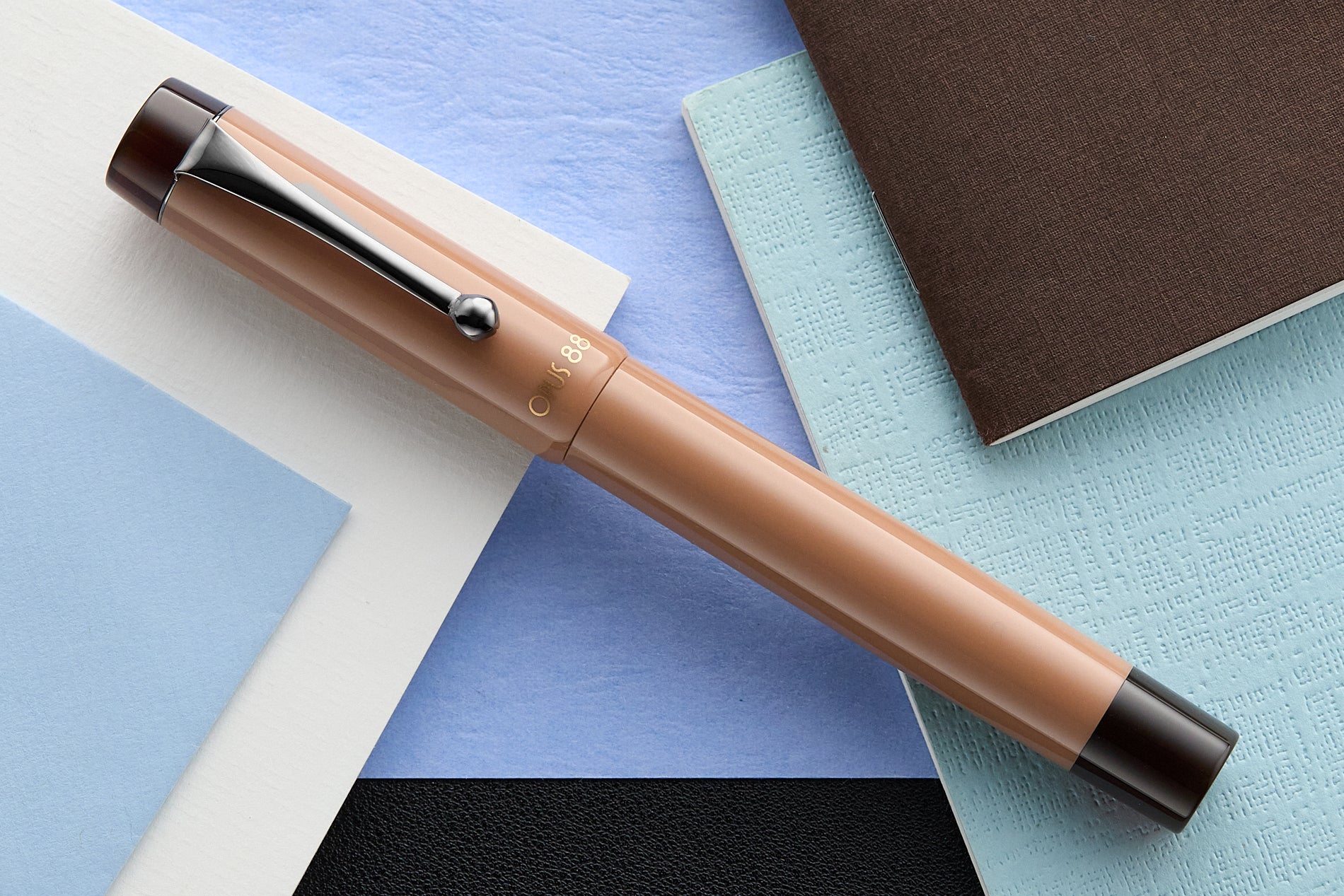 Opus 88 Demonstrator Fountain Pen - Mocha Mousse (Limited Edition)