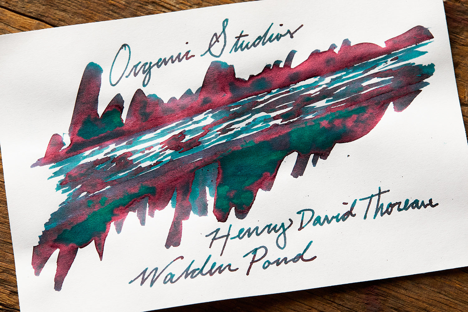 Organics Studio Henry David Thoreau Walden Pond - 55ml Bottled Ink