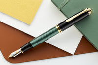 Pelikan M1000 Fountain Pen - Black/Green