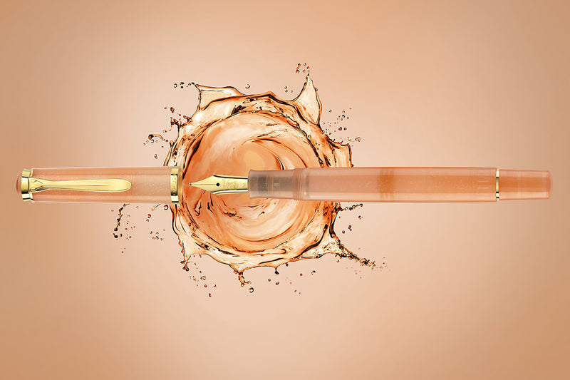 Pelikan M200 Fountain Pen - Apricot Achat (Special Edition)