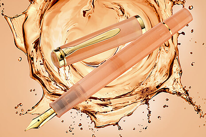 Pelikan M200 Fountain Pen - Apricot Achat (Special Edition)