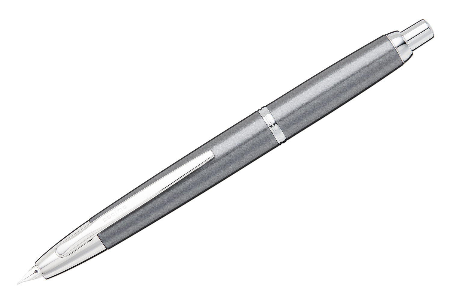 Pilot Vanishing Point Decimo Fountain Pen - Dark Grey