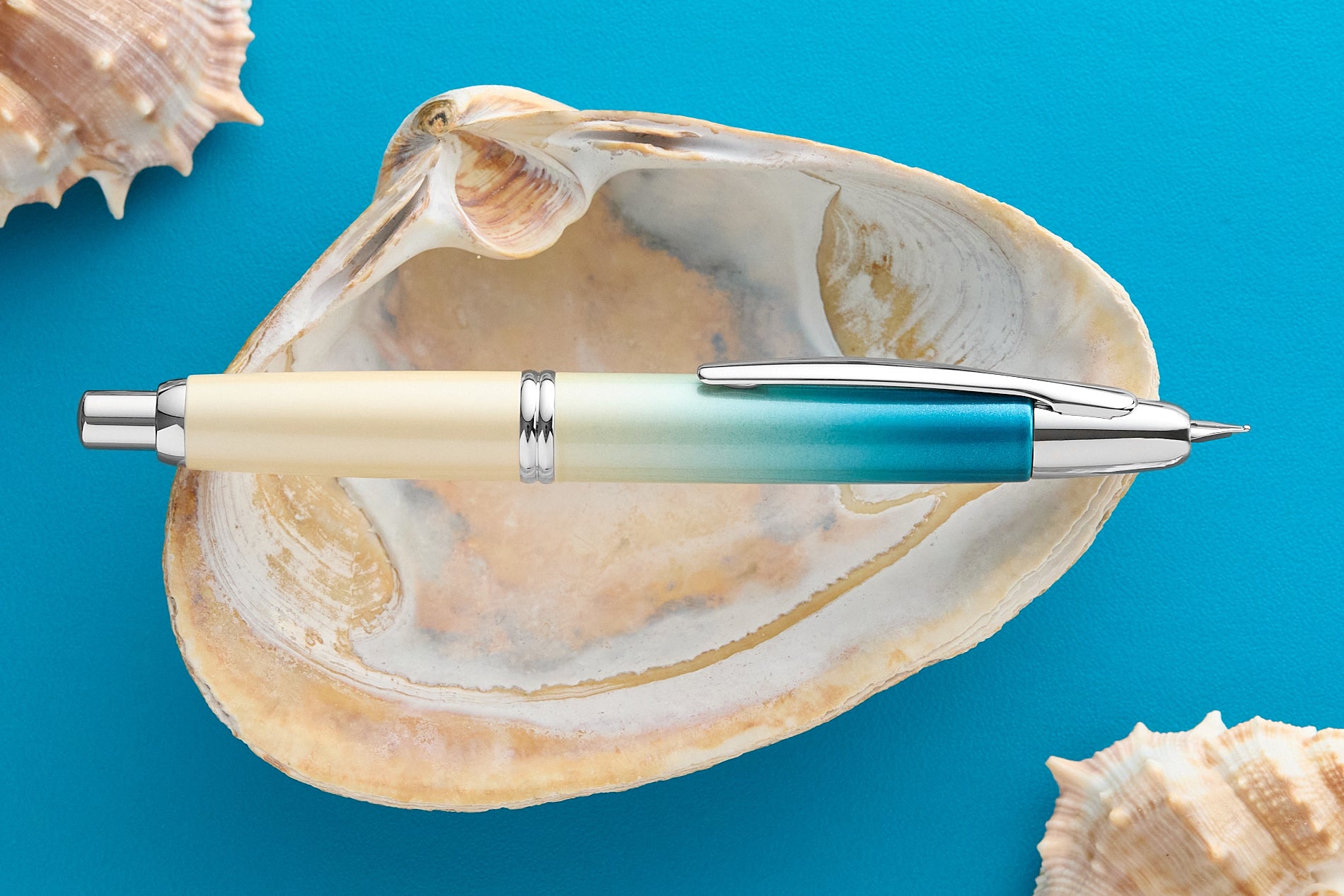 Pilot Vanishing Point Fountain Pen - Seashore (2024 Limited Edition)