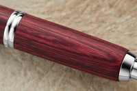 Pilot Vanishing Point Fountain Pen - Birchwood Red