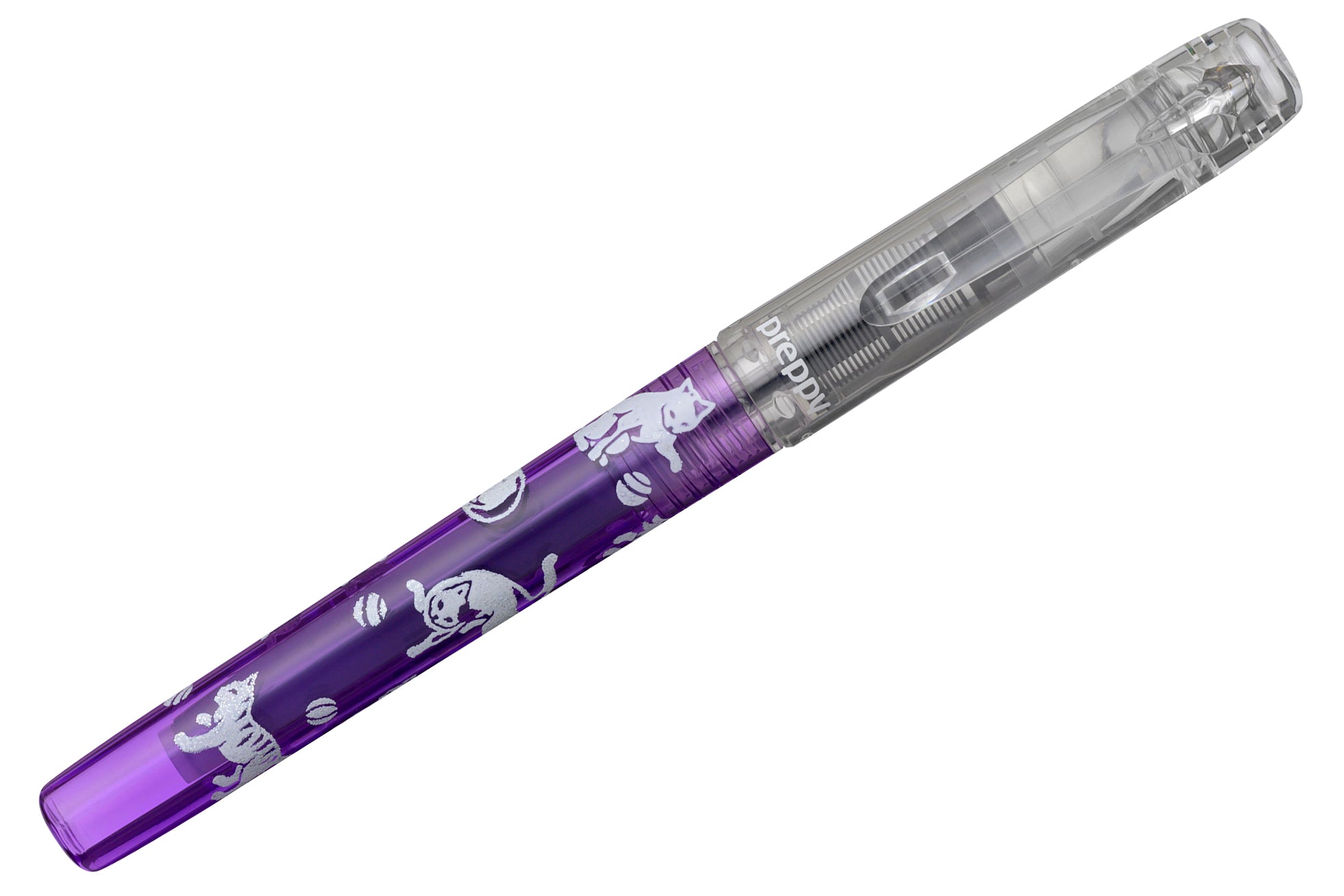 Platinum Preppy Wa Modern Maki-e Fountain Pen - Neko  (Limited Edition)