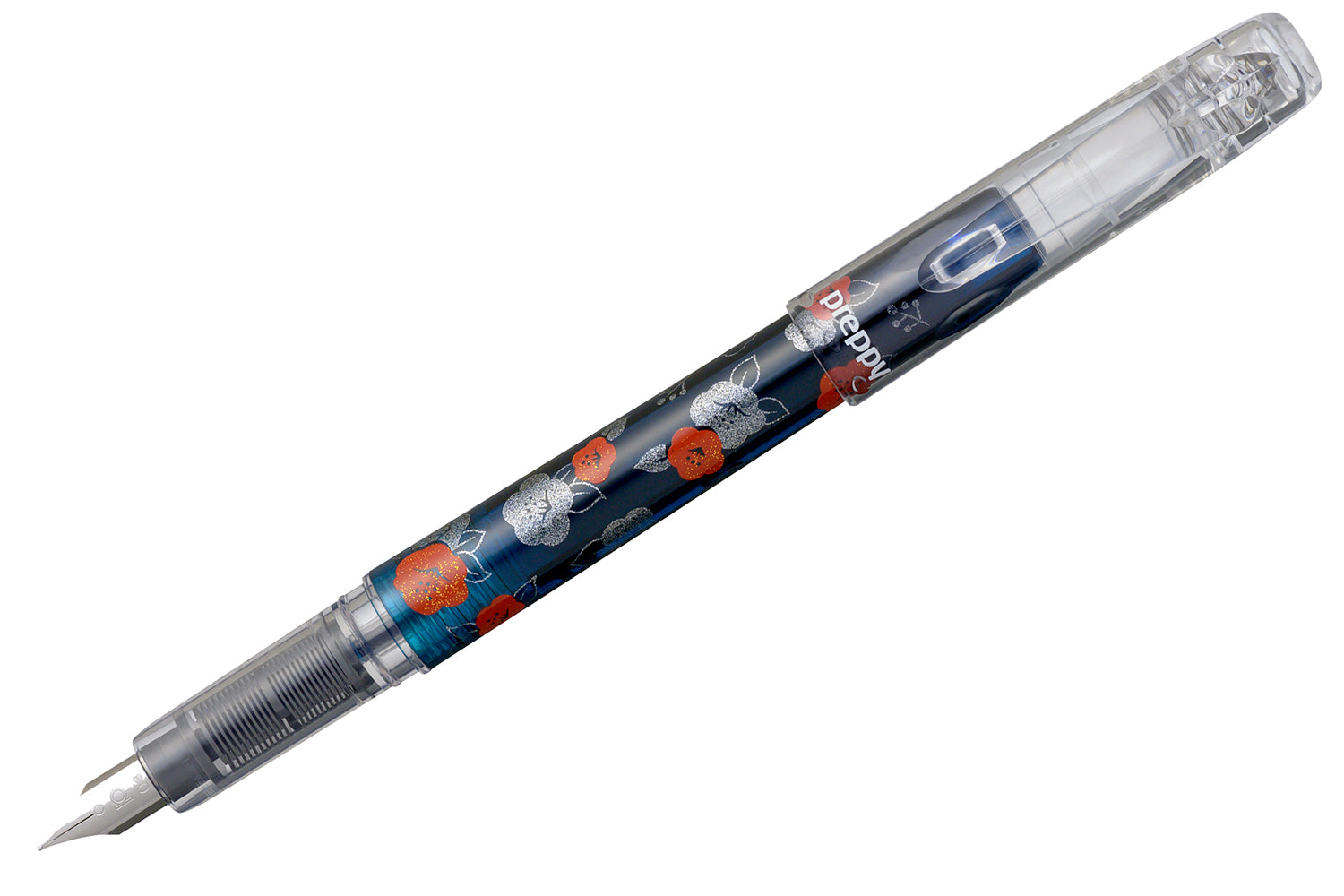Platinum Preppy Wa Modern Maki-e Fountain Pen - Tsubaki  (Limited Edition)