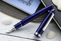 Platinum #3776 Celluloid Fountain Pen - Midnight Blue Ocean