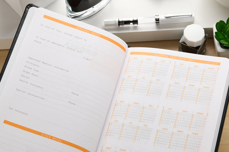 Rhodia 2026 Weekly Planner - Orange
