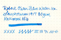 Robert Oster Blue Water Ice - Ink Sample