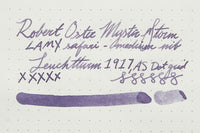 Robert Oster Mystic Storm - Ink Sample