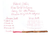 Robert Oster Rose Gold Antiqua - Ink Sample