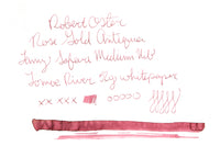 Robert Oster Rose Gold Antiqua - Ink Sample