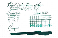 Robert Oster River of Fire - Ink Sample