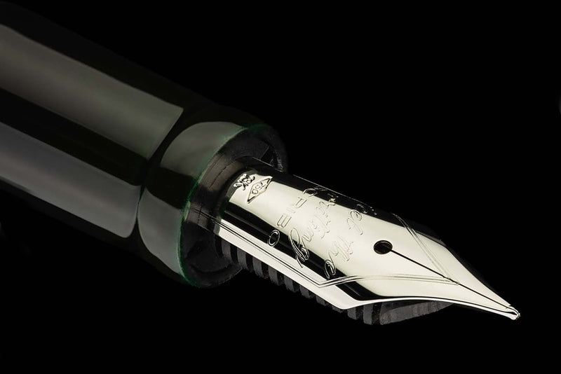 SCRIBO PIUMA Fountain Pen - Hane Kuro - Tamenuri Platinum (Limited Edition)