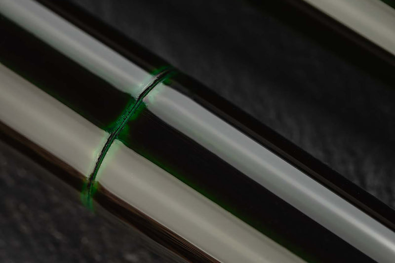SCRIBO PIUMA Fountain Pen - Hane Kuro - Tamenuri Platinum (Limited Edition)