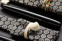 SCRIBO PIUMA Fountain Pen - Hane Kuro - Tamenuri Platinum (Limited Edition)