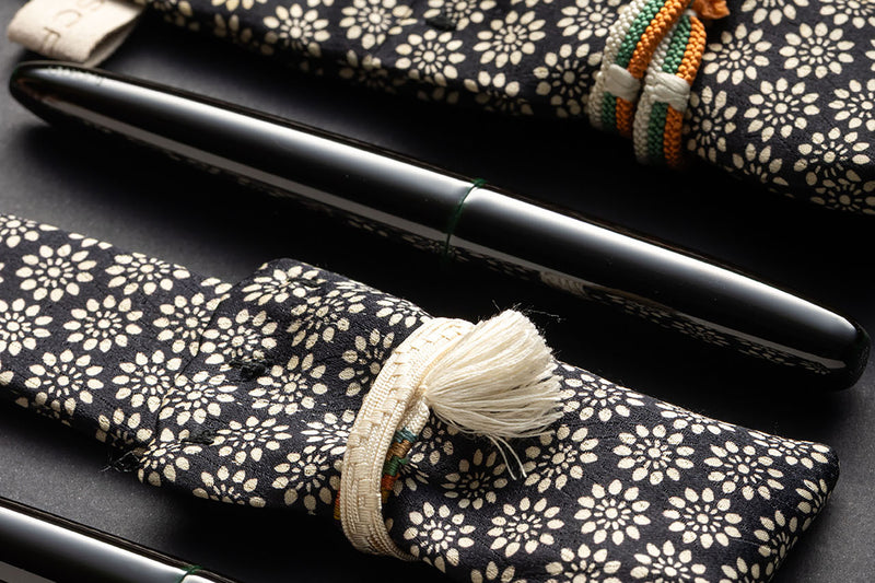 SCRIBO PIUMA Fountain Pen - Hane Kuro - Tamenuri Platinum (Limited Edition)