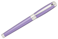 S.T. Dupont Line D Large Fountain Pen - Firehead Guilloche Lilac