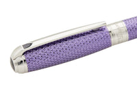 S.T. Dupont Line D Large Fountain Pen - Firehead Guilloche Lilac