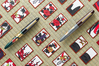 Sailor 1911 King of Pens Maki-e Fountain Pen - Hanafuda Ino-shika-cho (Limited Edition)