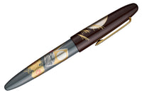 Sailor 1911 King of Pens Maki-e Fountain Pen - Hanafuda Tsukimi-de-ippai (Limited Edition)