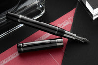 Sailor CYLINT Fountain Pen - Black Stainless Steel