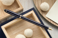 Sailor Compass Fude De Mannen Fountain Pen - Dark Blue, 40°