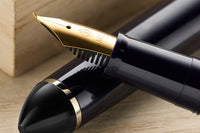 Sailor Compass Fude De Mannen Fountain Pen - Dark Blue, 40°