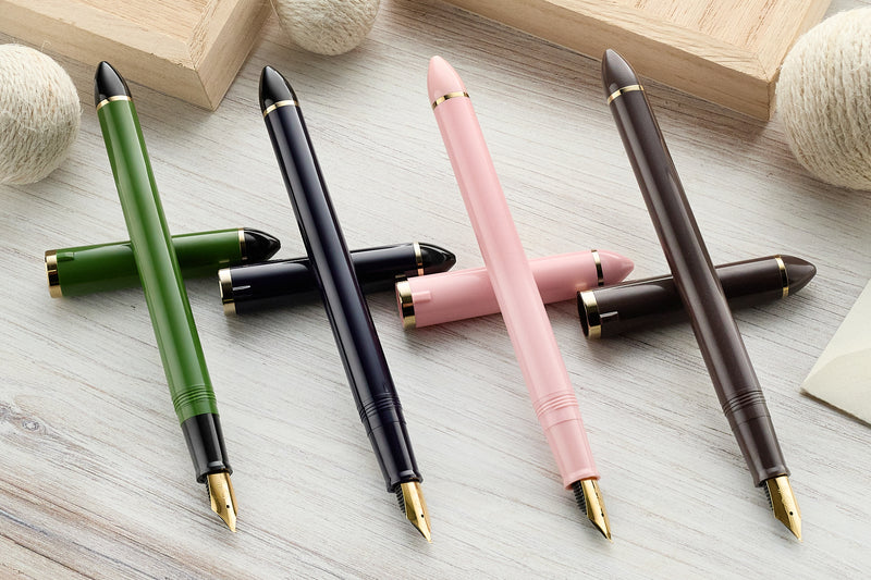 Sailor Compass Fude De Mannen Fountain Pen - Pearl Pink, 40°