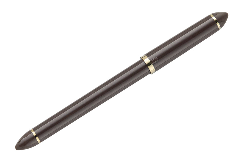 Sailor Compass Fude De Mannen Fountain Pen - Pearl Brown, 40°